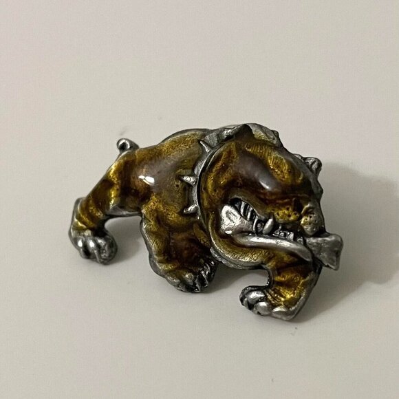 Vintage 1992 Siskiyou Bull Pitbull Dog Pin - Picture 7 of 8
